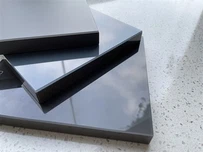 Portes d'armoires de cuisine en verre